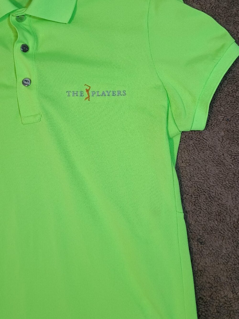 RLX Ralph Lauren/Polo Shirt/Womens S Neon Green The Players Preppy Golf Athleisu - Picture 7 of 9